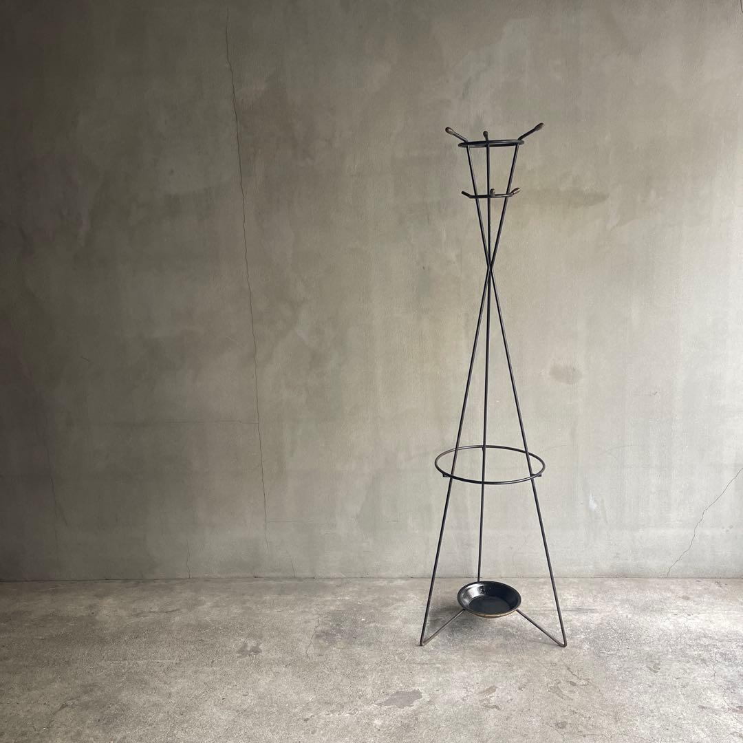 60'sオールドヴィンテージ インダストリアル　スチールコートハンガー