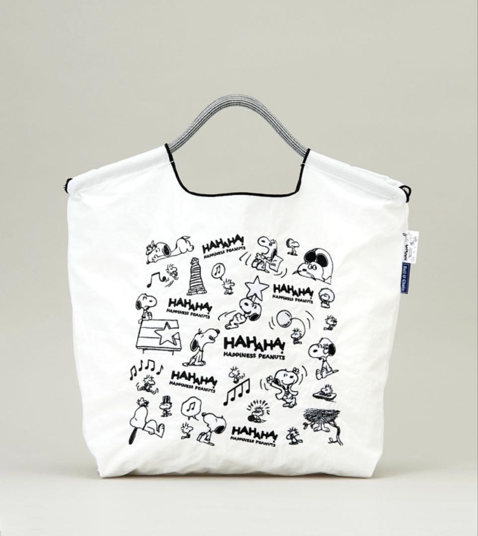 【阪急限定⚫︎Lサイズ】　ボールアンドチェーン　スヌーピー　バッグ　ホワイト