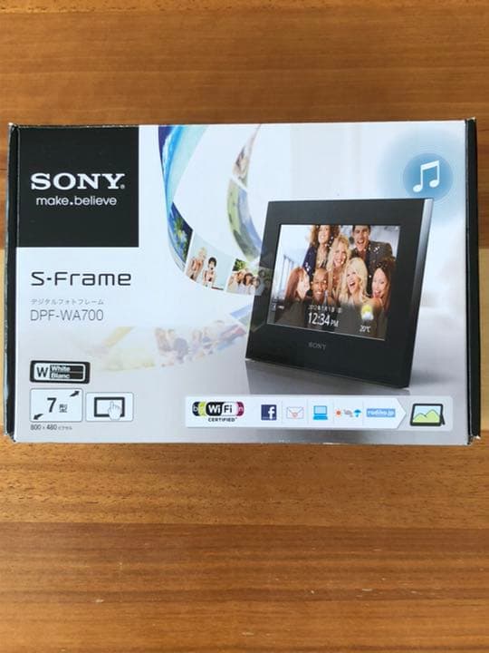 新品未使用　デジタルフォトフレーム　SONY DPF-WA700(w)