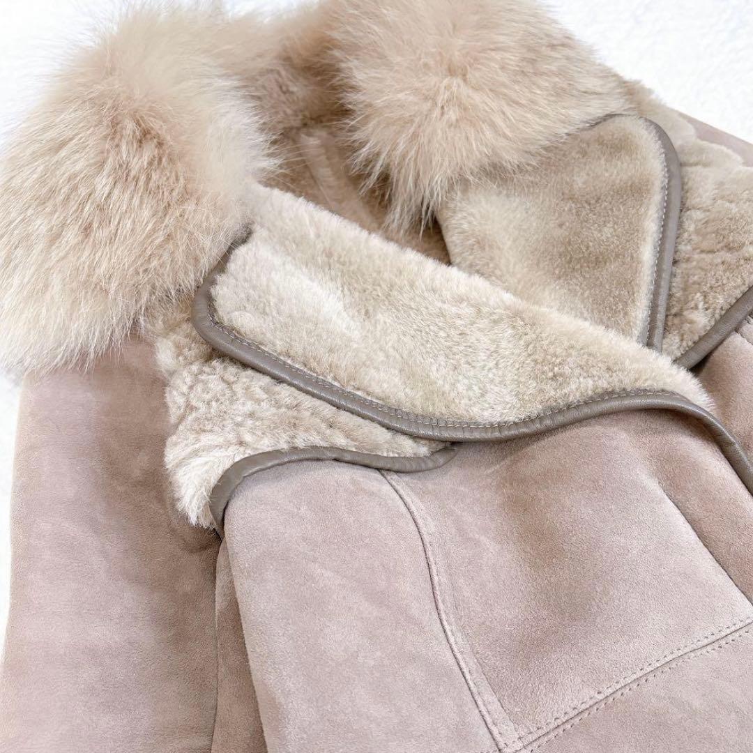 美品/定価25万✨ GRACE CLASSフォックスファー　ムートンコート