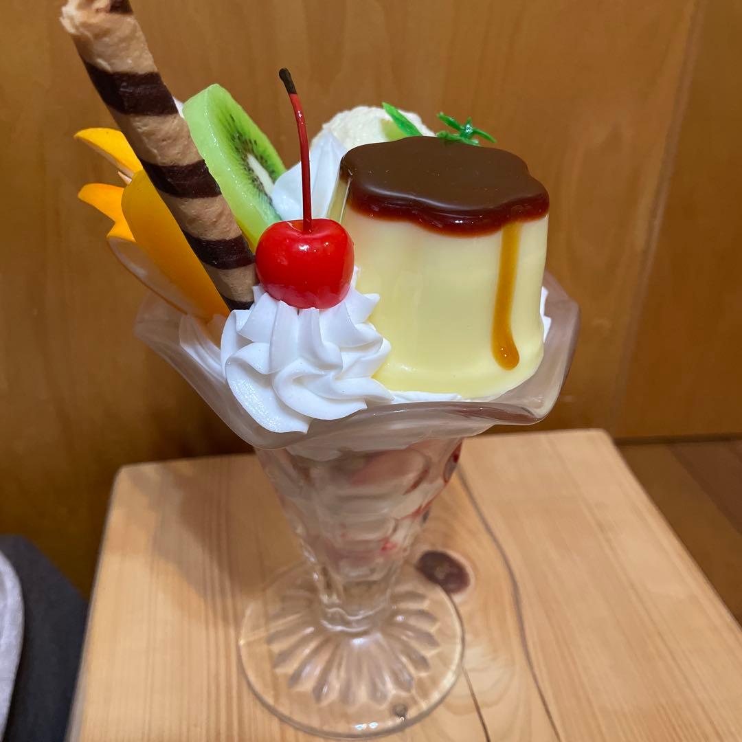 食品サンプル　パフェ　まいづる