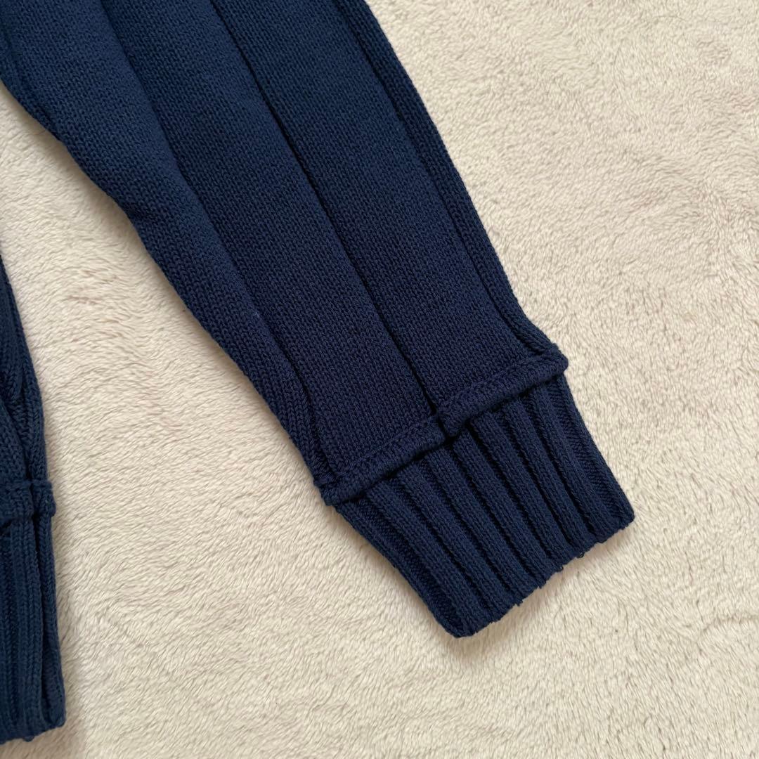 新品 タグ付き PASHU パシュ リブ編みセーター 3Dニット