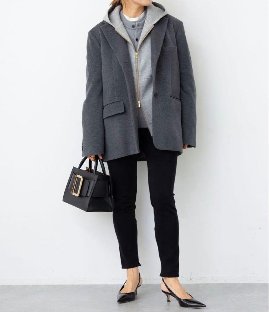 【タグ付き未使用】Deuxieme Classe 裾Zipレギンスパンツ 34