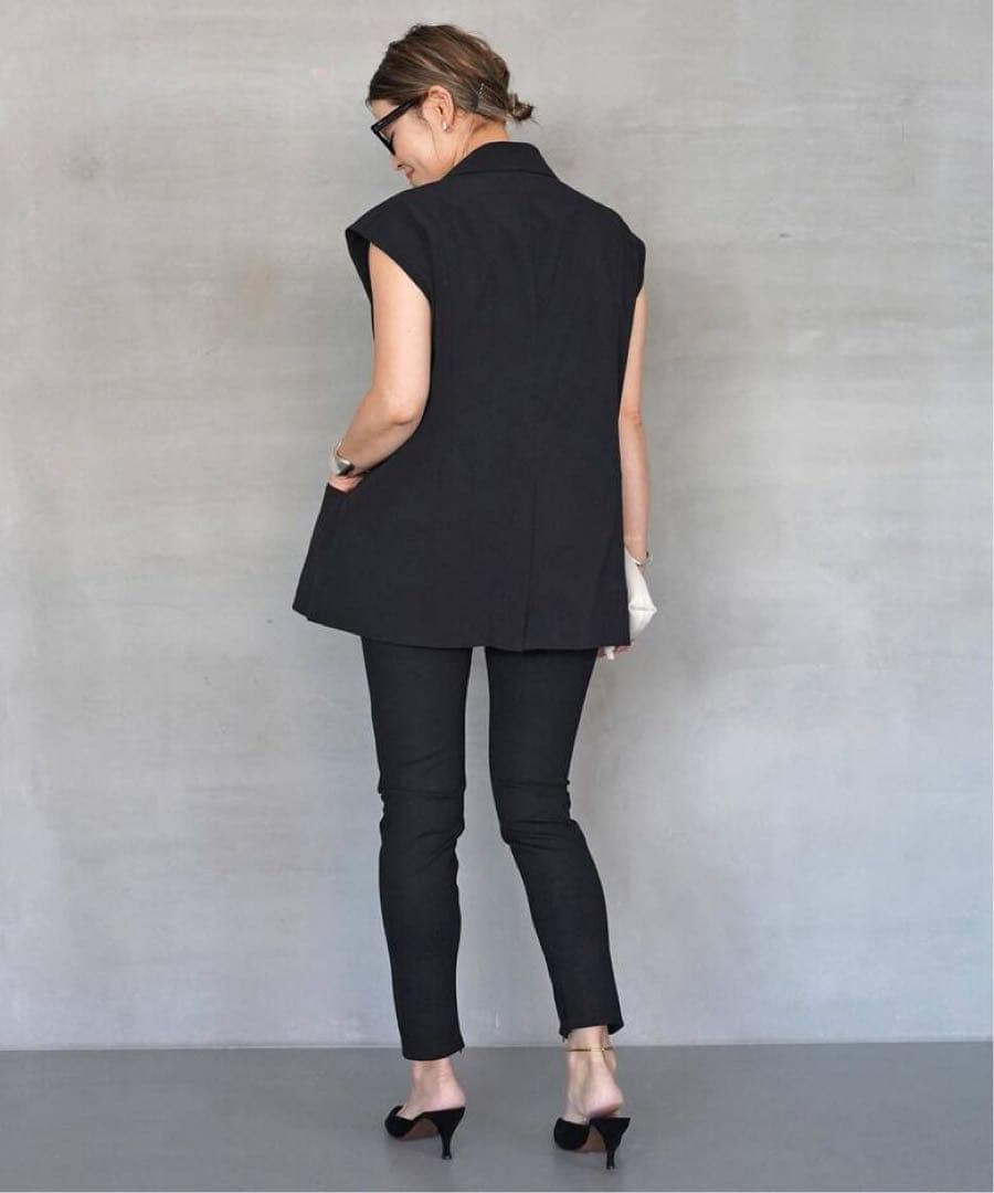 【タグ付き未使用】Deuxieme Classe 裾Zipレギンスパンツ 34