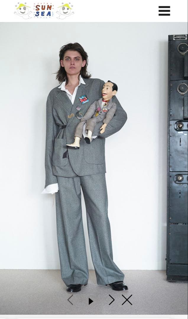 SUNSEA 19AW ナイスマテリアル パンツ