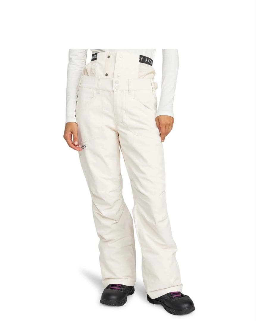 新品未使用 ROXY ホワイト スノーボードウェア パンツのみ Mサイズ