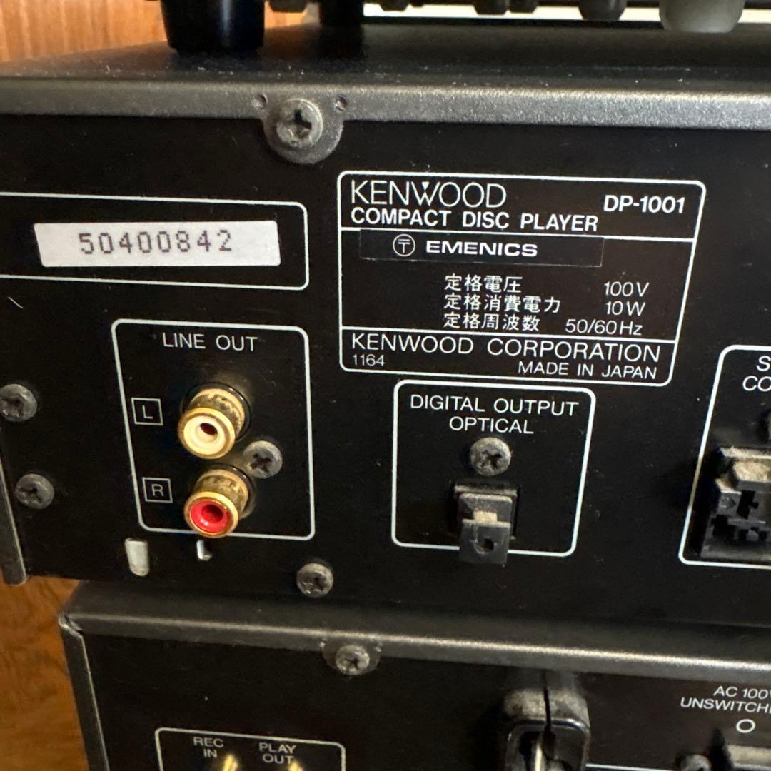 KENWOOD CDデッキ・カセットデッキ、チューナー、コンポセット