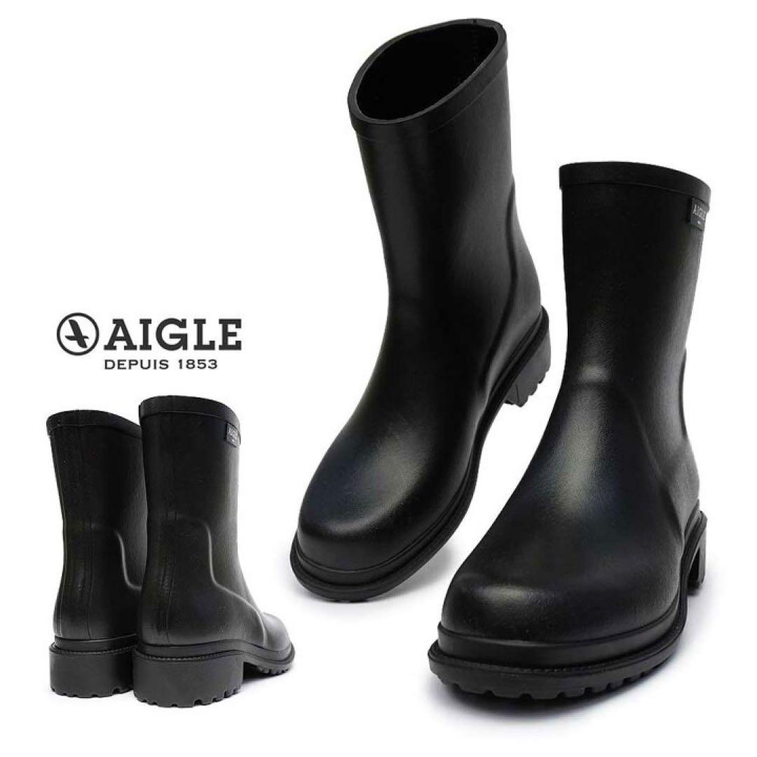 ✨未使用品✨ AIGLE エーグル レインブーツ ノワール(黒) 22.5cm