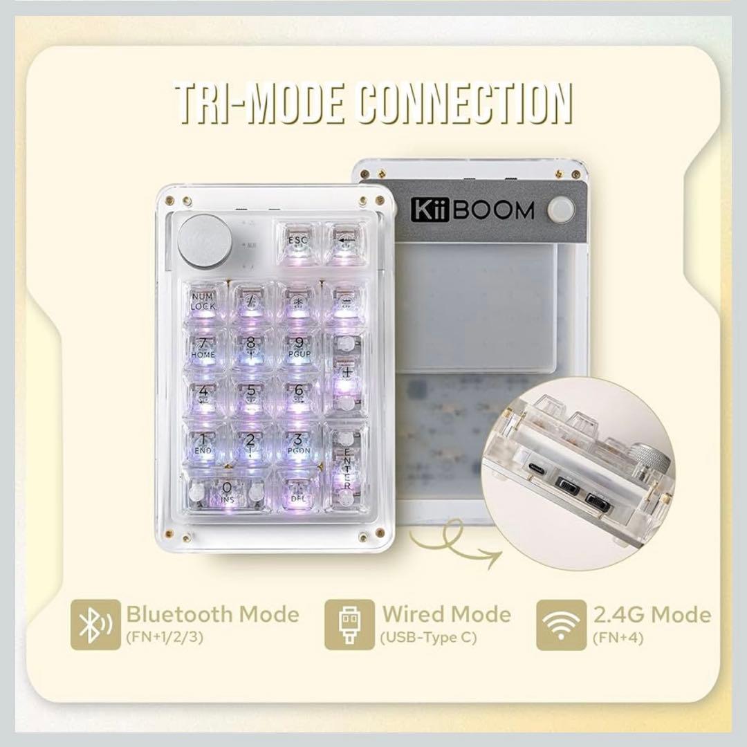 【期間限定値下げ】KiiBoom Phantom 21 テンキー クリア