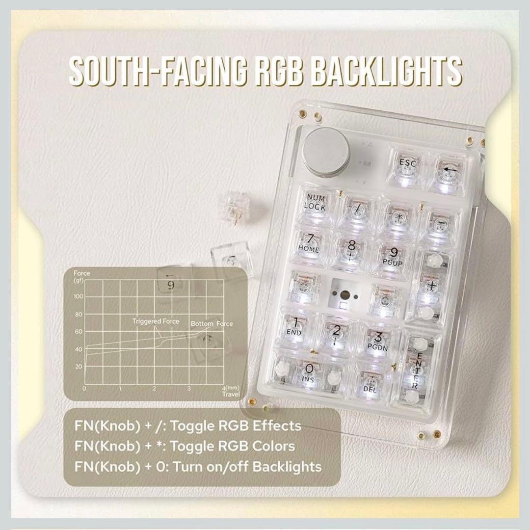 【期間限定値下げ】KiiBoom Phantom 21 テンキー クリア