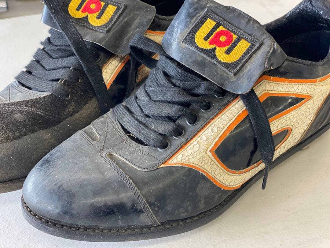 読売ジャイアンツ 桑田真澄実用 革底エナメルスパイク 縫い付けP革付き