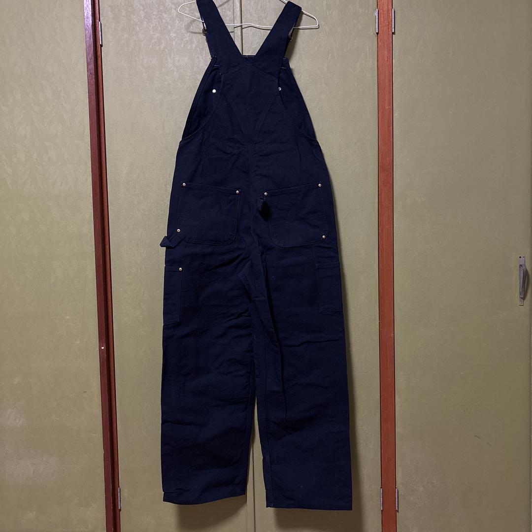Carhartt ネイビーオーバーオール 34-30