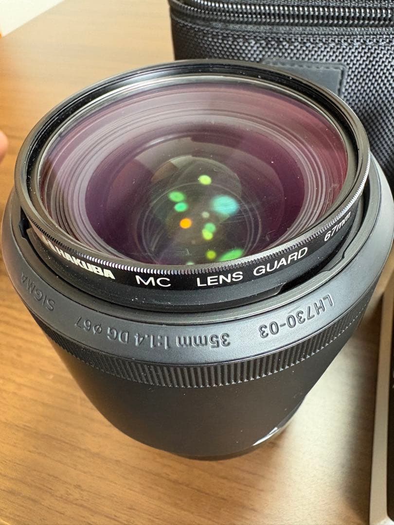 SIGMA 35mm F1.4 CANON用+USB DOCK +フィルター