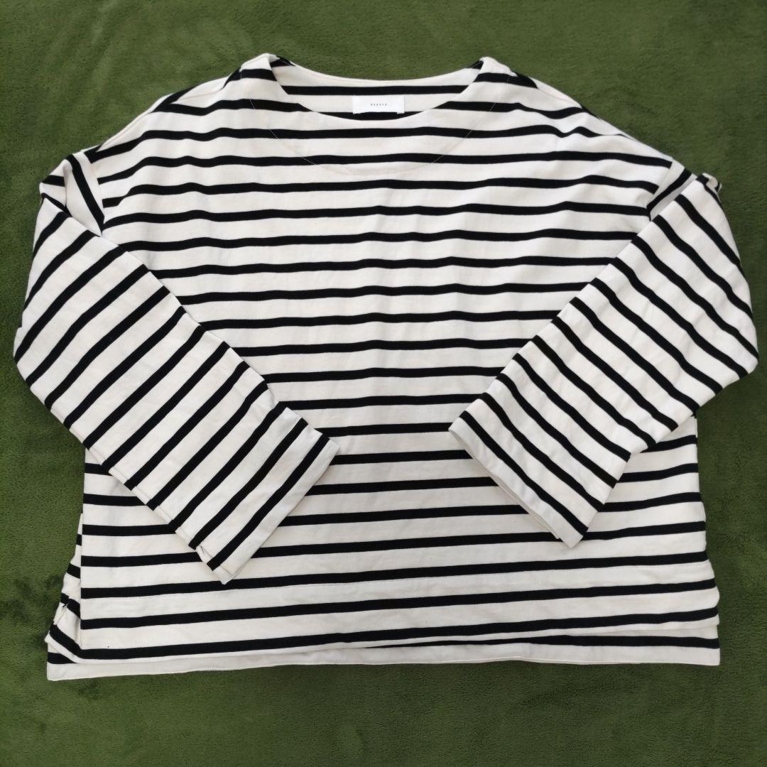 かぐれ　コットンボートネックカットソー