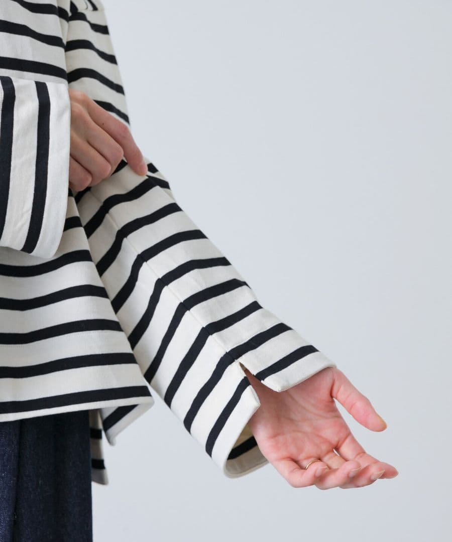 かぐれ　コットンボートネックカットソー