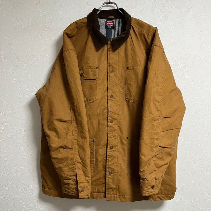 Wrangler ラングラー ロゴパッチ 厚手 コットン カバーオール アウター