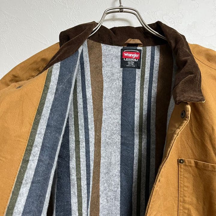 Wrangler ラングラー ロゴパッチ 厚手 コットン カバーオール アウター