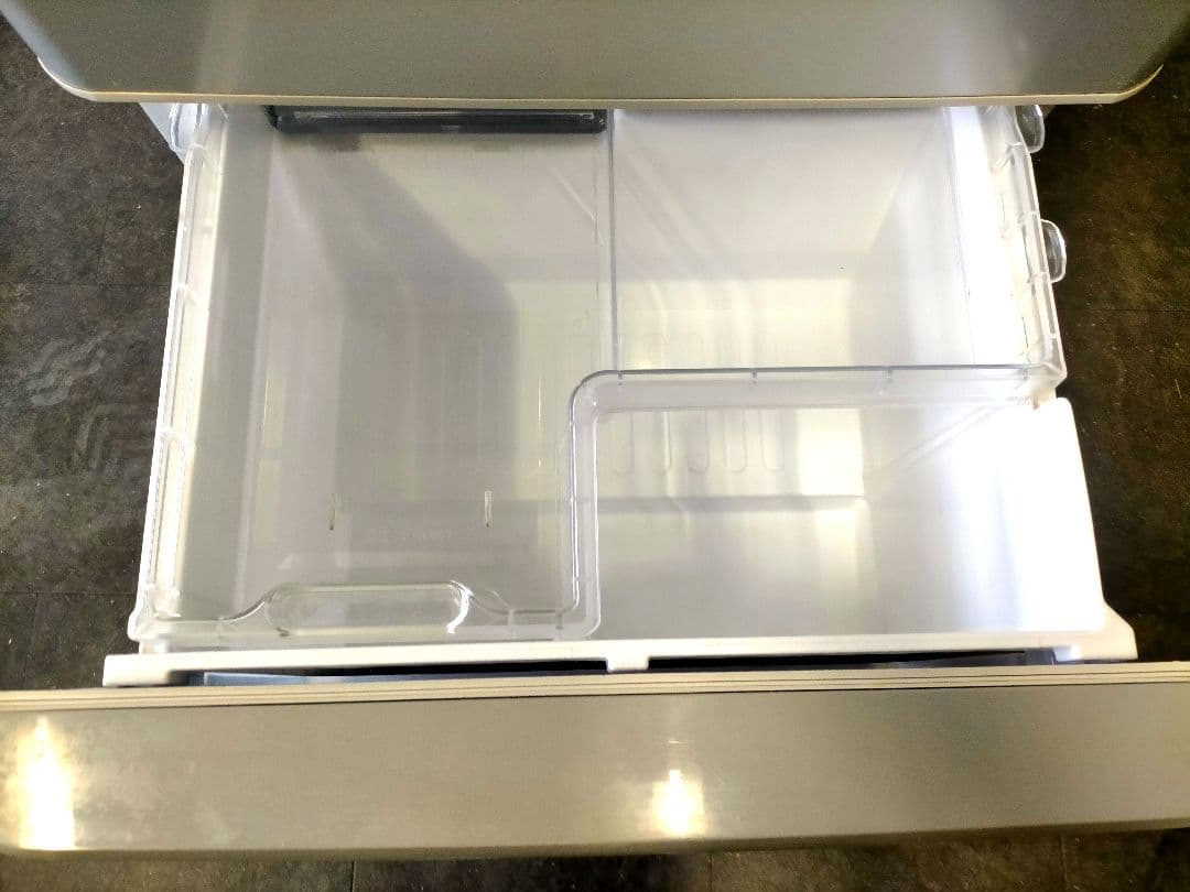 SHARP 2018年製 350Ｌ大型冷蔵庫 大容量SJ-W351D-S 両開き