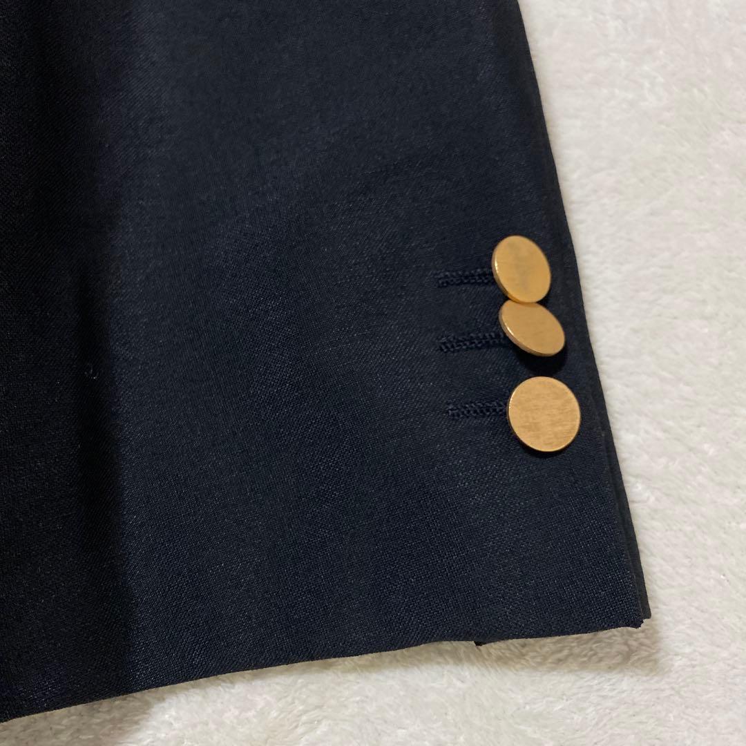 PRADA モヘア ヴァージン ウール 金ボタン 2B テーラード ジャケット