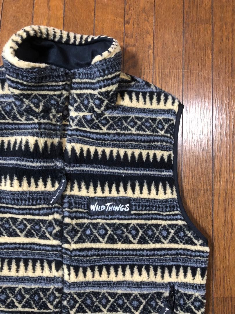 ワイルドシングス フリース ベスト未使用品 MADE in USA製 ☆