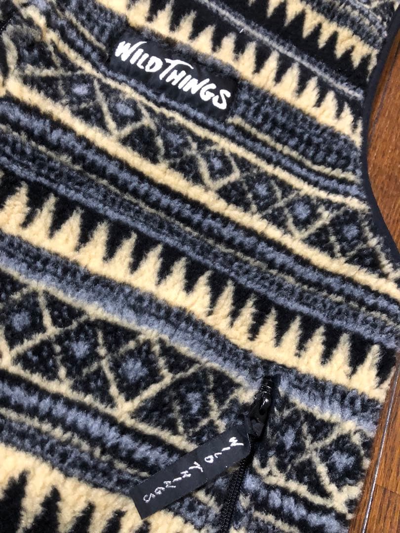 ワイルドシングス フリース ベスト未使用品 MADE in USA製 ☆