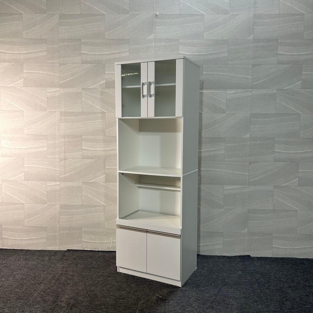 NITORI 食器棚 レンジ台 キッチンボード 60cm フォルムN d3801