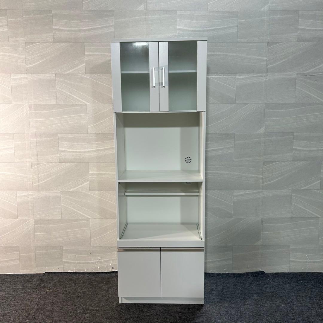 NITORI 食器棚 レンジ台 キッチンボード 60cm フォルムN d3801