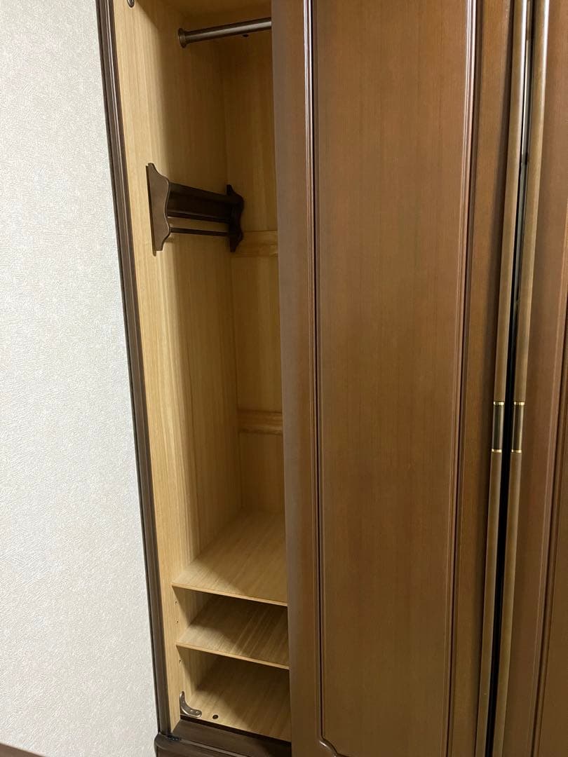 府中家具 ミラー付き洋服ダンス