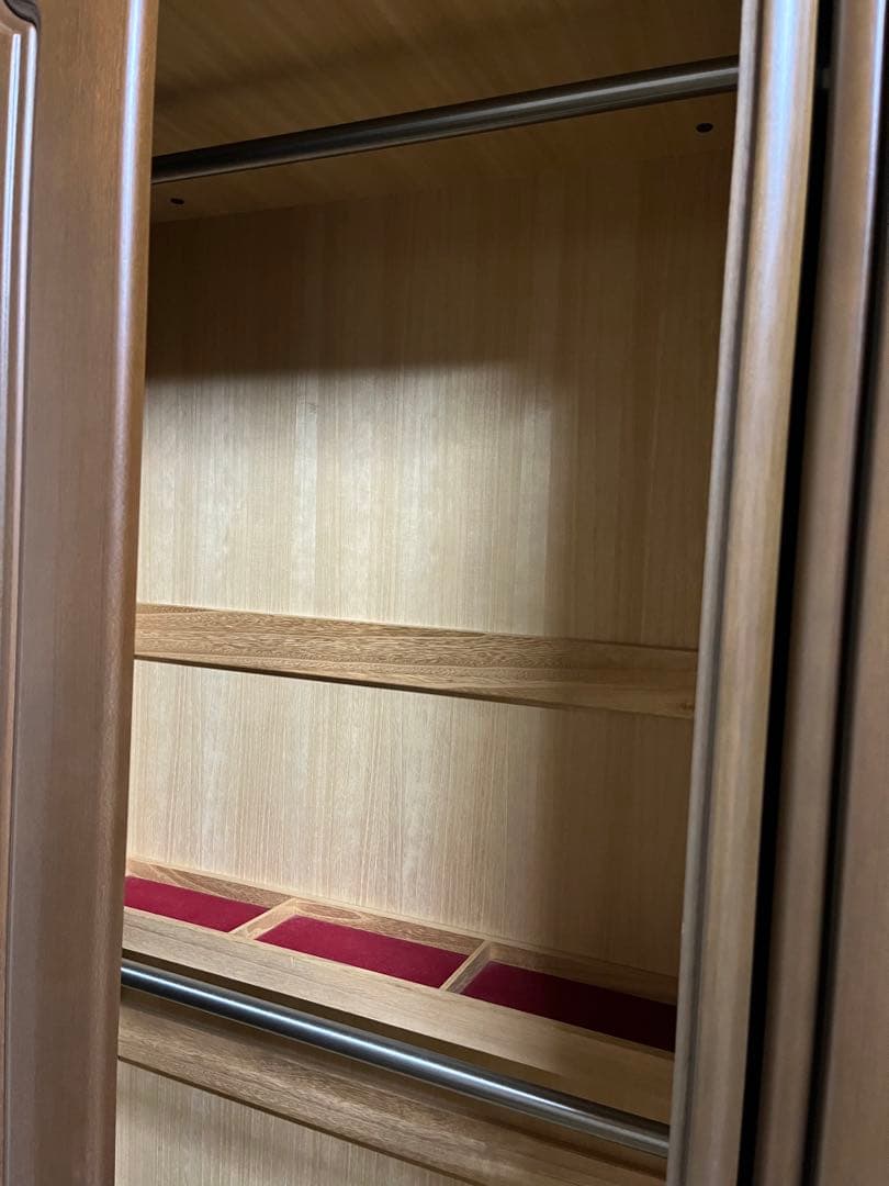 府中家具 ミラー付き洋服ダンス