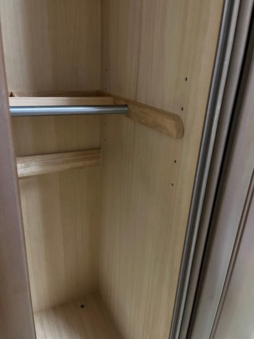 府中家具 ミラー付き洋服ダンス