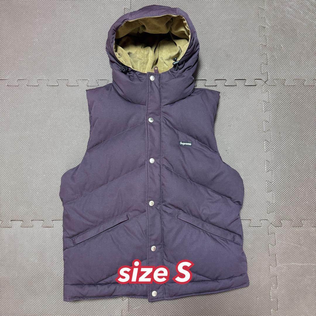 Supreme SmallBox Hooded Down Vest ダウンベスト