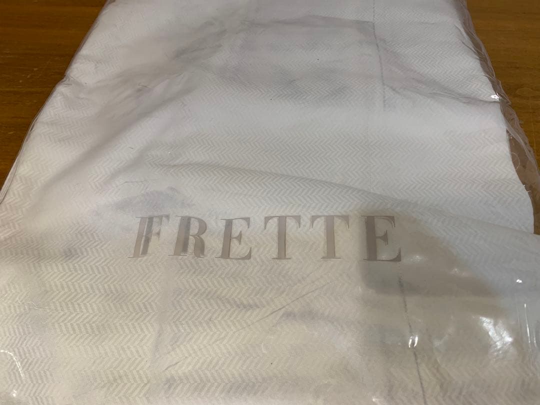 G0908-05★未使用FRETTE ホワイト ペットカバー　枕カバーセット