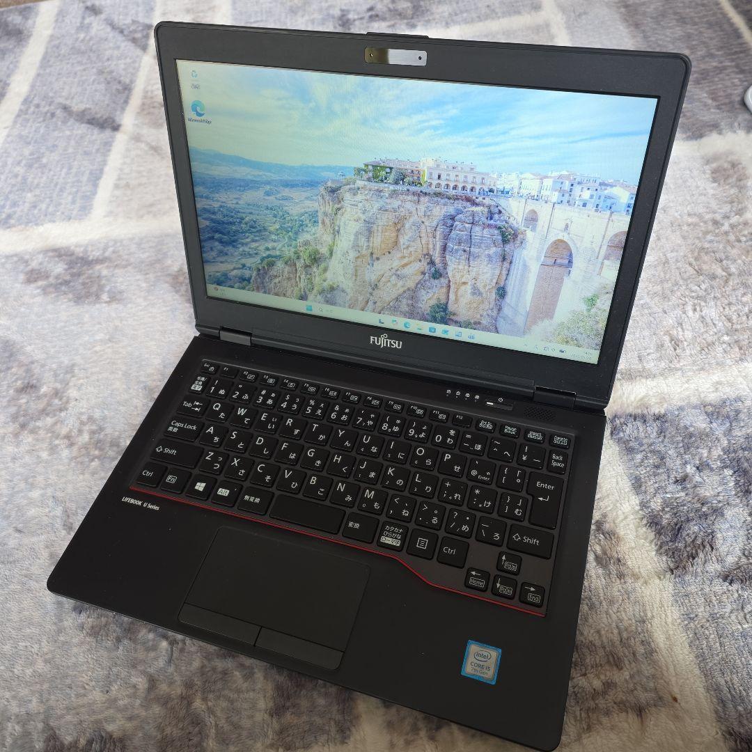 Windowsノート本体 fujitsu LIFEBOK U727/P i5/8GB/256GB