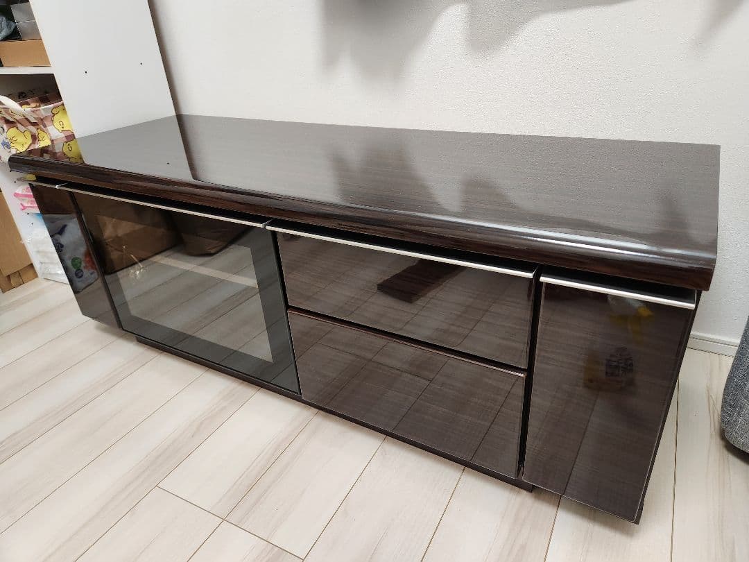 ダークブラウン テレビ台（幅125cm）