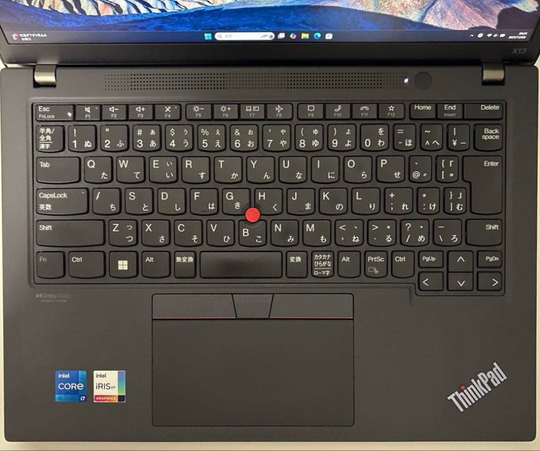 ThinkPad X13Gen2 i7メモリ16GB ⭐️バッテリー99%美品