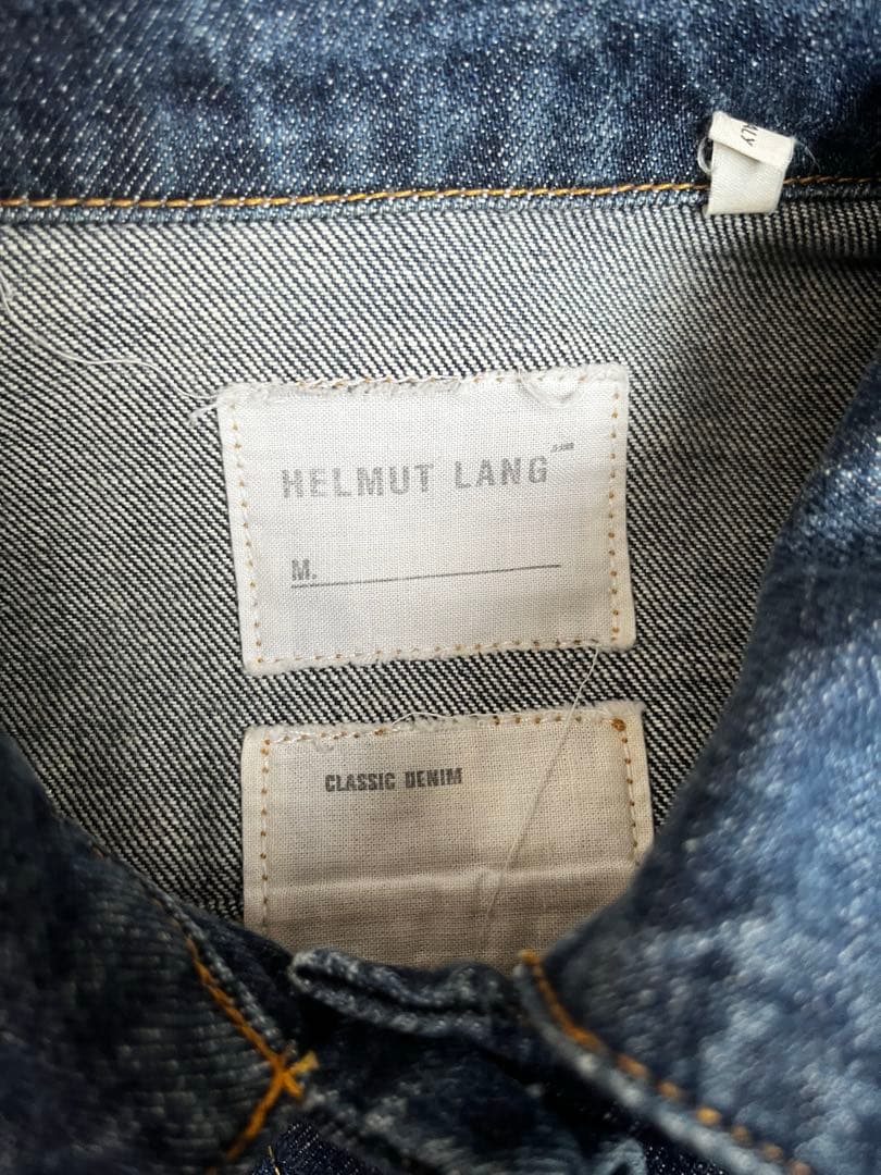 90s 本人期　イタリア製　HELMUTLANG ロングアーム デニムジャケット