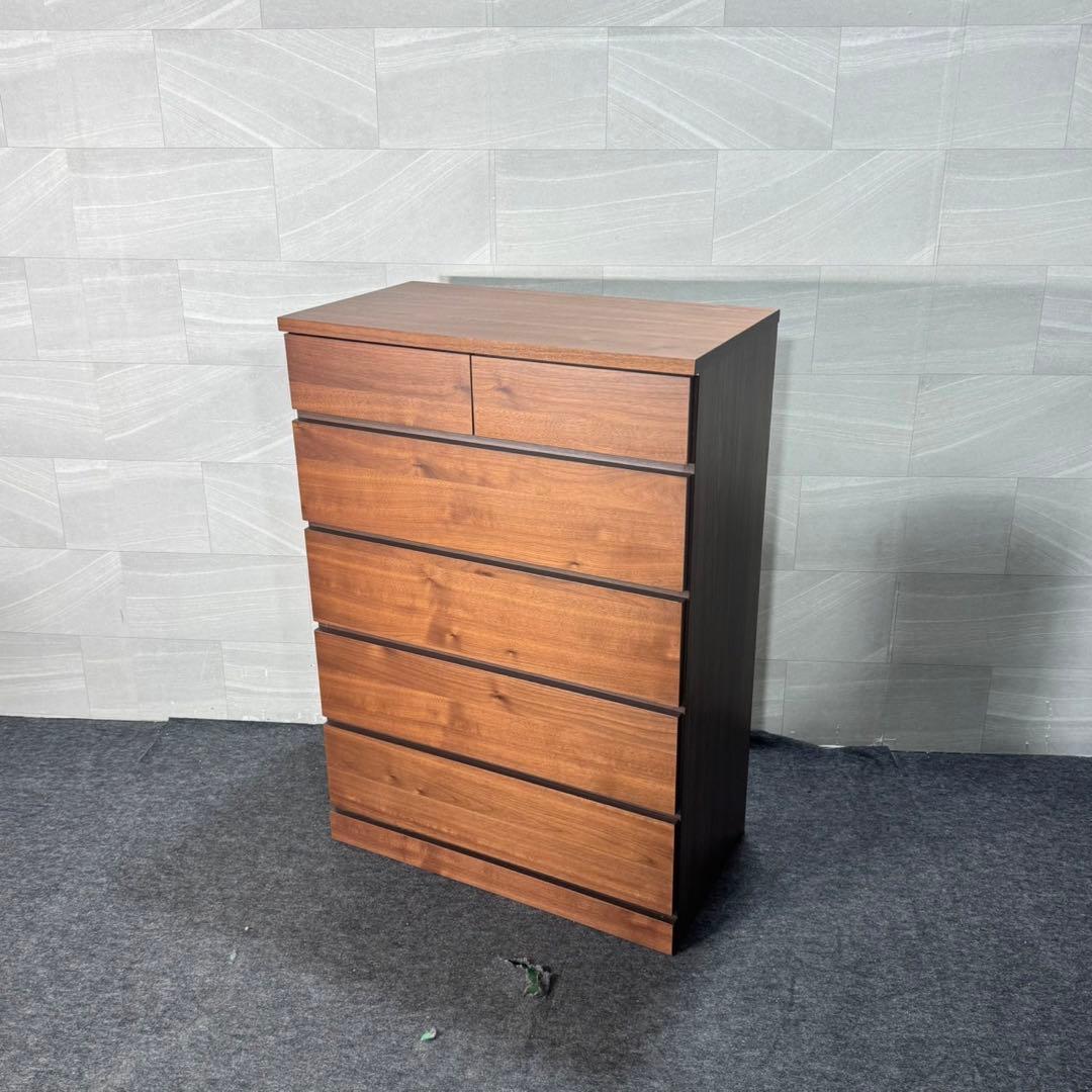 In the Room 5段チェスト ウッド ブラウン 衣類収納 d4083