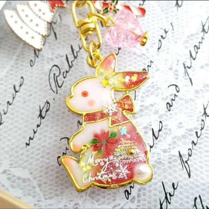 ♡桜と蝶♡シマエナガ　他レジンキーホルダー計13点