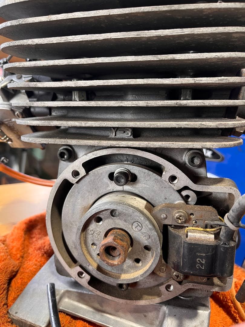 YAMAHA KT100 ダイレクトエンジン　始動確認済み