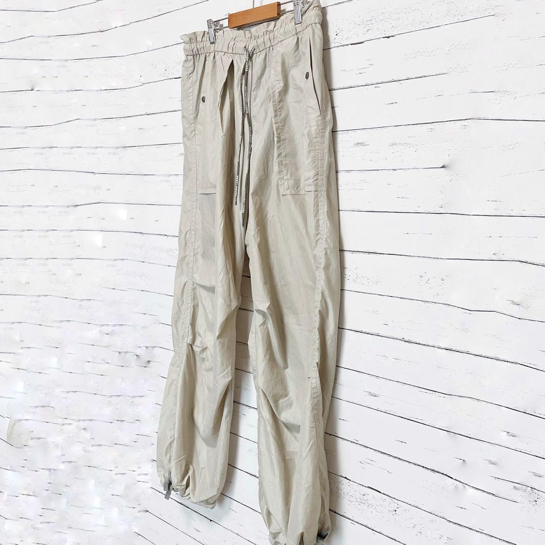 1498【アンドワンダー×ザラ】撥水パンツ ナイロンパンツ ウエストゴム S