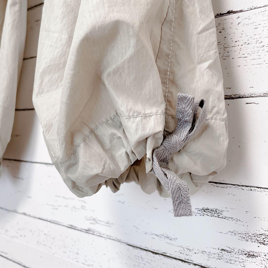 1498【アンドワンダー×ザラ】撥水パンツ ナイロンパンツ ウエストゴム S