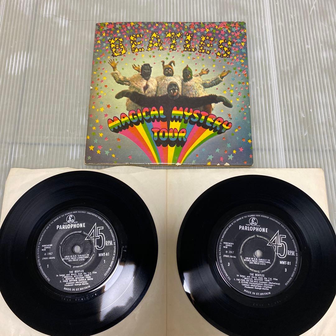 EP2枚組　ビートルズ　マジカルミステリーツアー　UK盤モノラル　歌詞カードなし