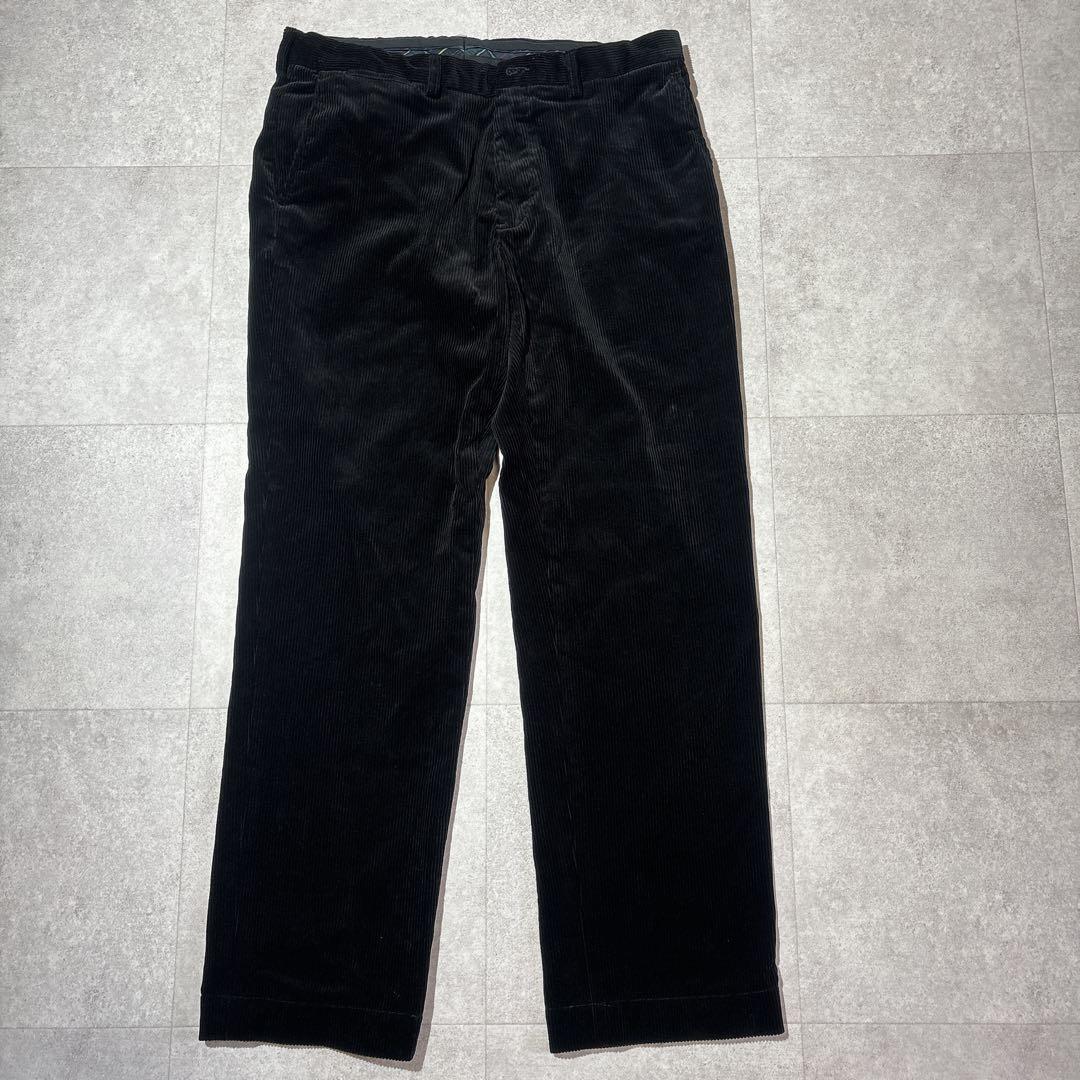 【ラルフローレン】ポロチノ　コーデュロイ　ブラック　W36 色残り良し