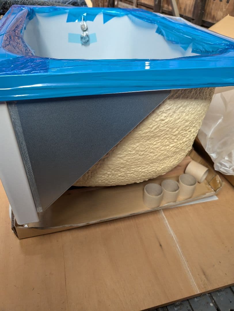 【新品未使用】カラーステンレス浴槽