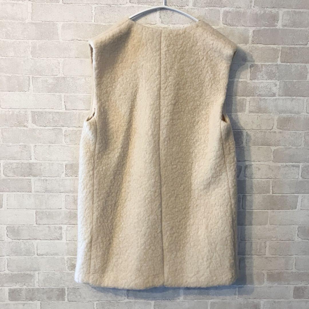 【美品】定価52000 PHOTOCOPIEU カシミヤ100%ジレ　ベスト