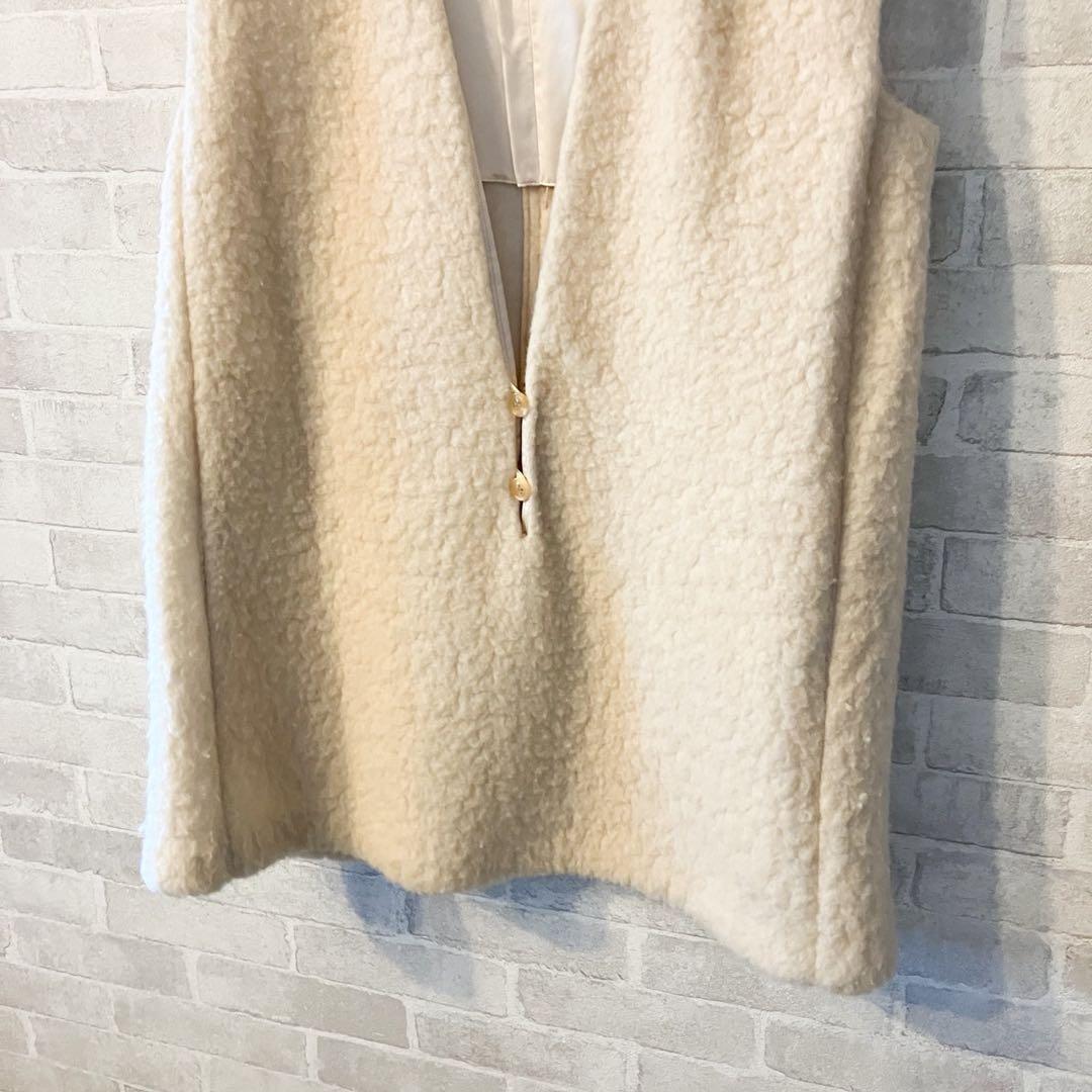 【美品】定価52000 PHOTOCOPIEU カシミヤ100%ジレ　ベスト