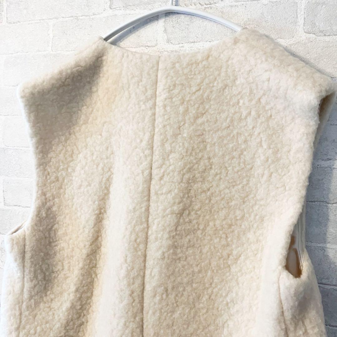 【美品】定価52000 PHOTOCOPIEU カシミヤ100%ジレ　ベスト