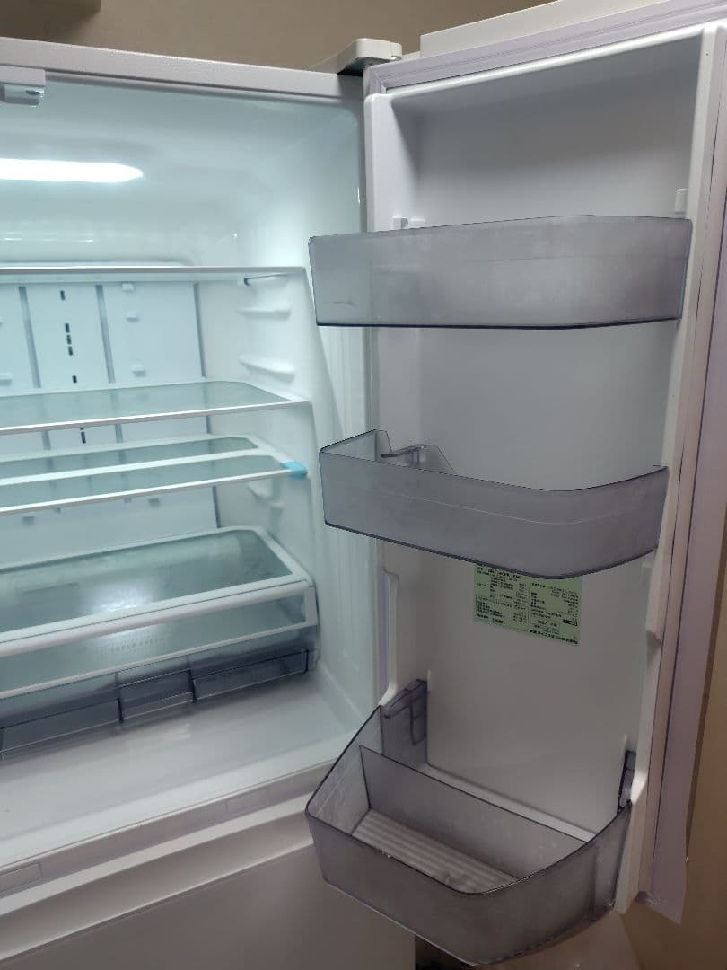 【美品】TOSHIBA GR-T460FK (EW)冷蔵庫 462L 両開き 白