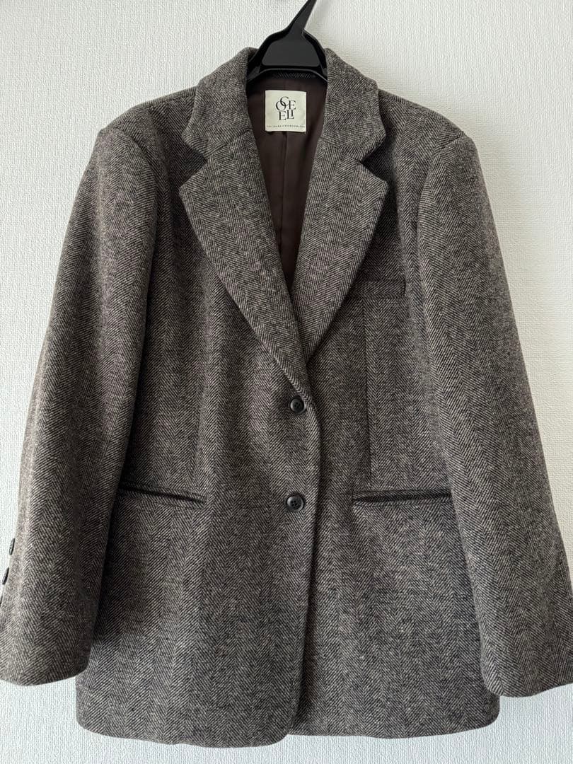 シールームリン×伊原葵【COELIE】オーバーショルダーテーラードジャケット