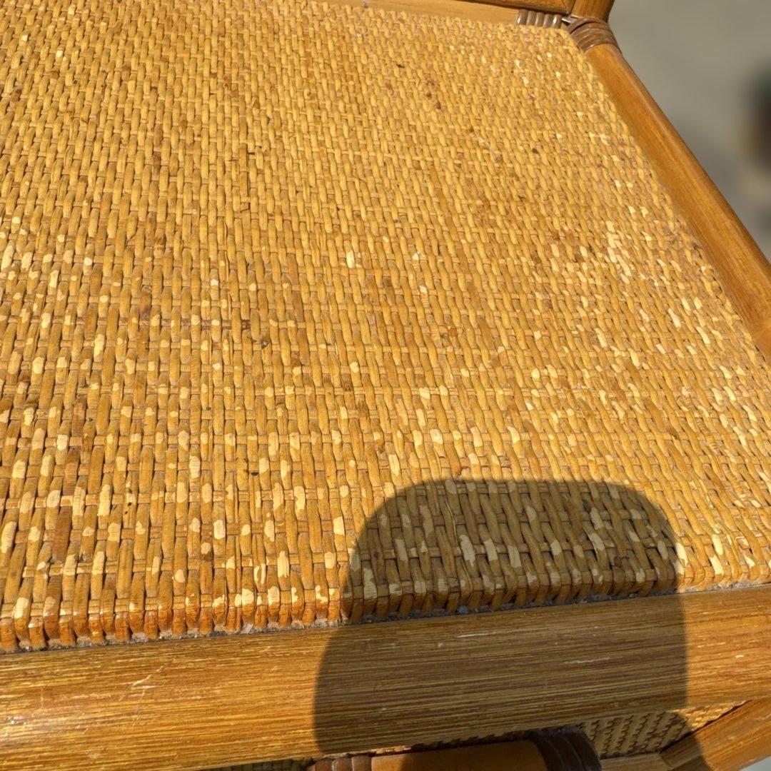 レトロ　ラタン製 10引き出しチェスト